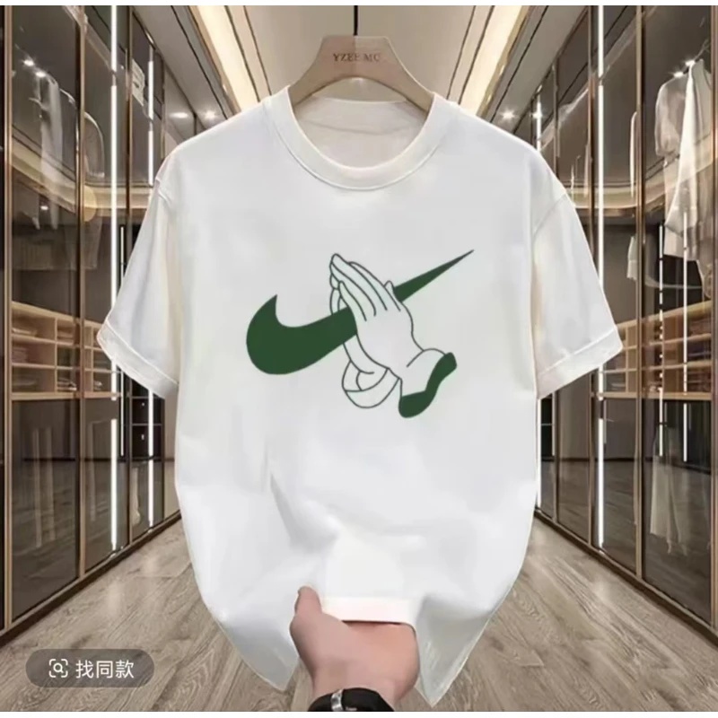 -4【一折粉丝福利】夏季男女同款百搭时尚潮牌短袖T恤