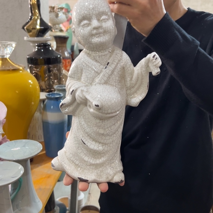 摆件高32宽20公分微瑕捡漏