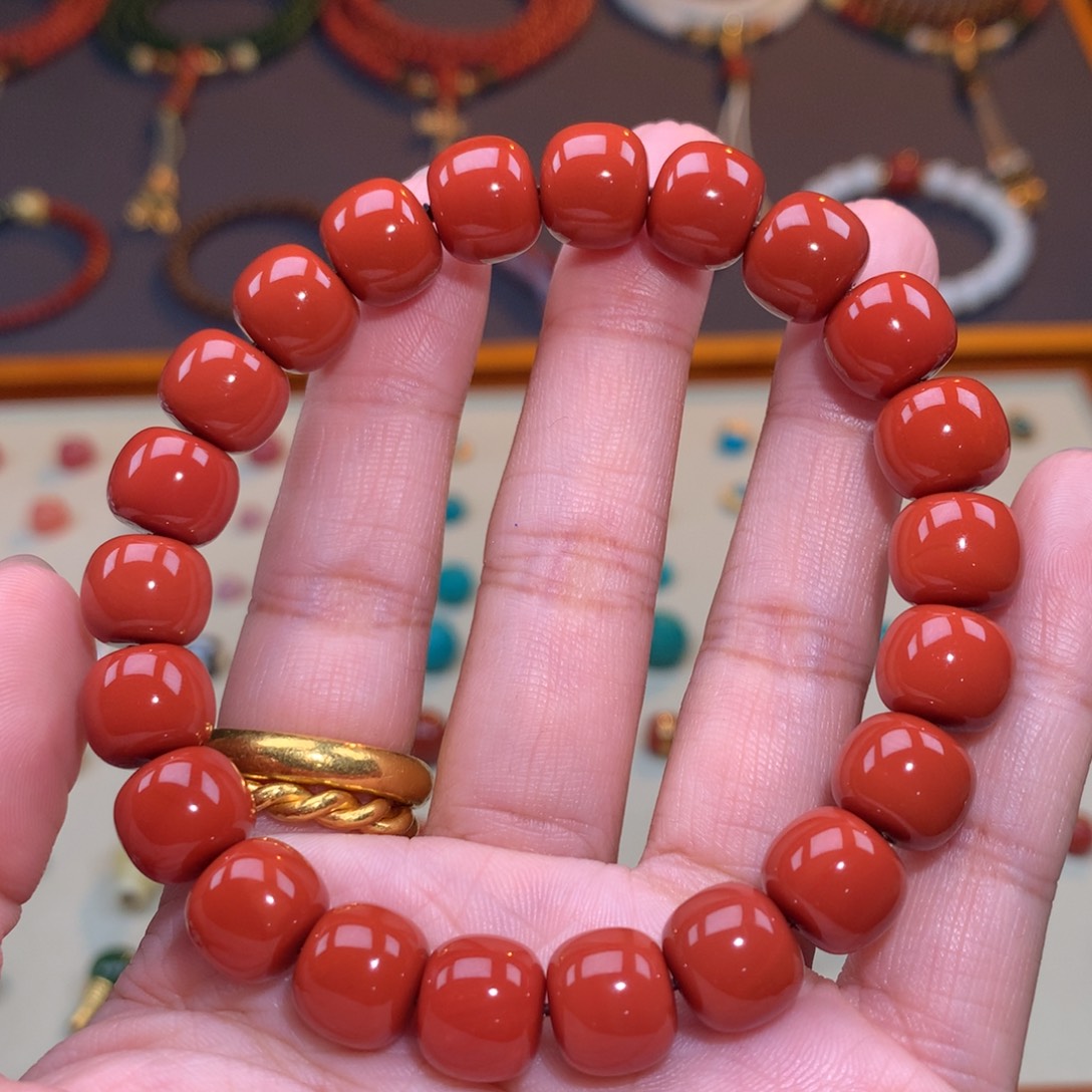 南红玛瑙未镶嵌颈饰