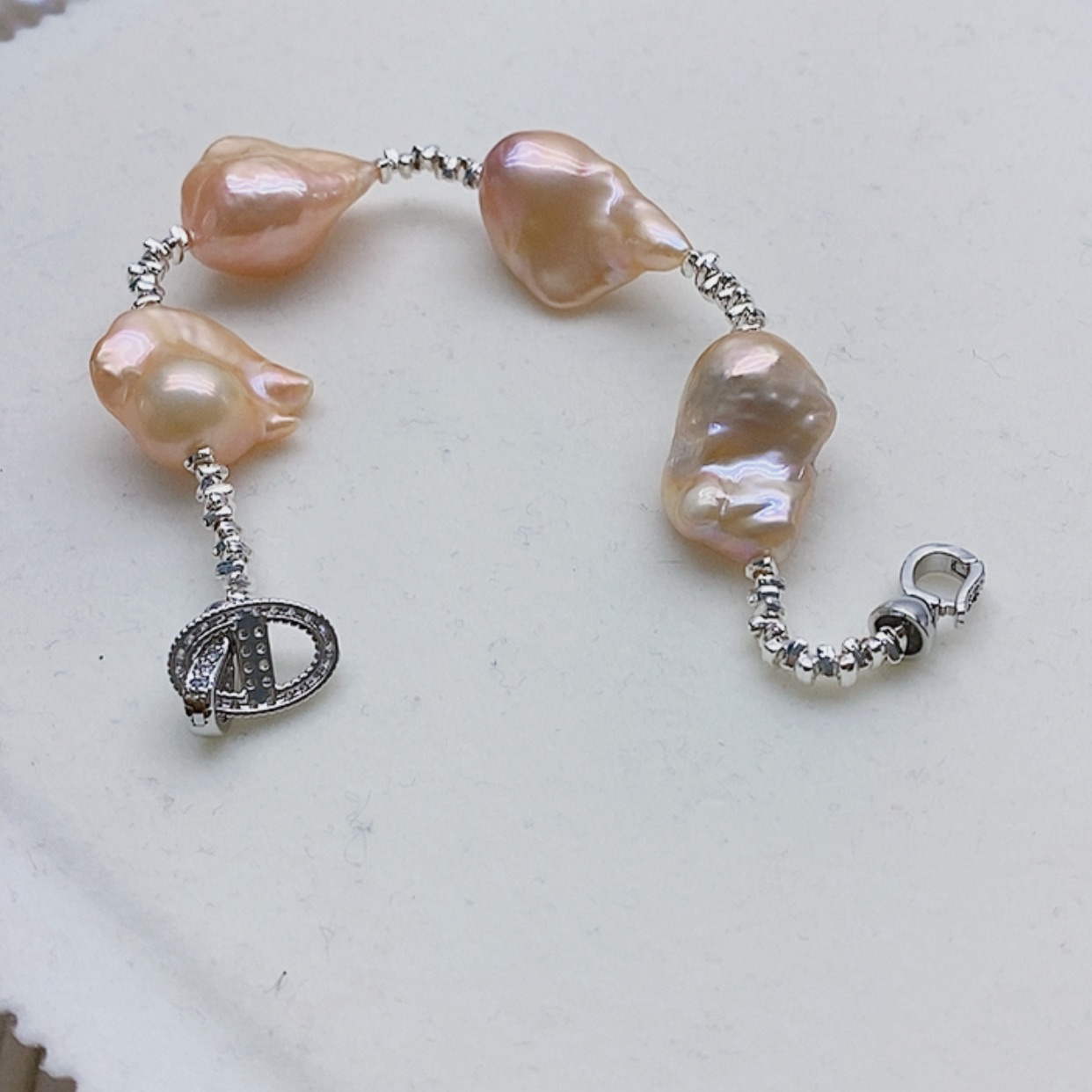 【闪购商品】淡水珍珠耳饰银S925镶嵌