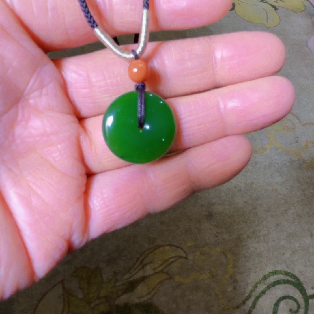 和田玉（碧玉）吊坠未镶嵌用****0