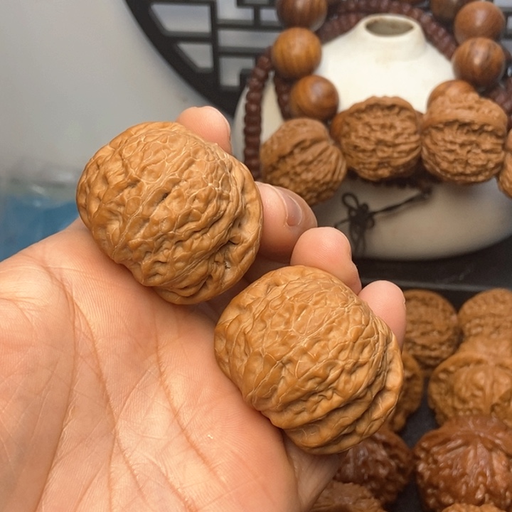 文玩核桃把件铁锤