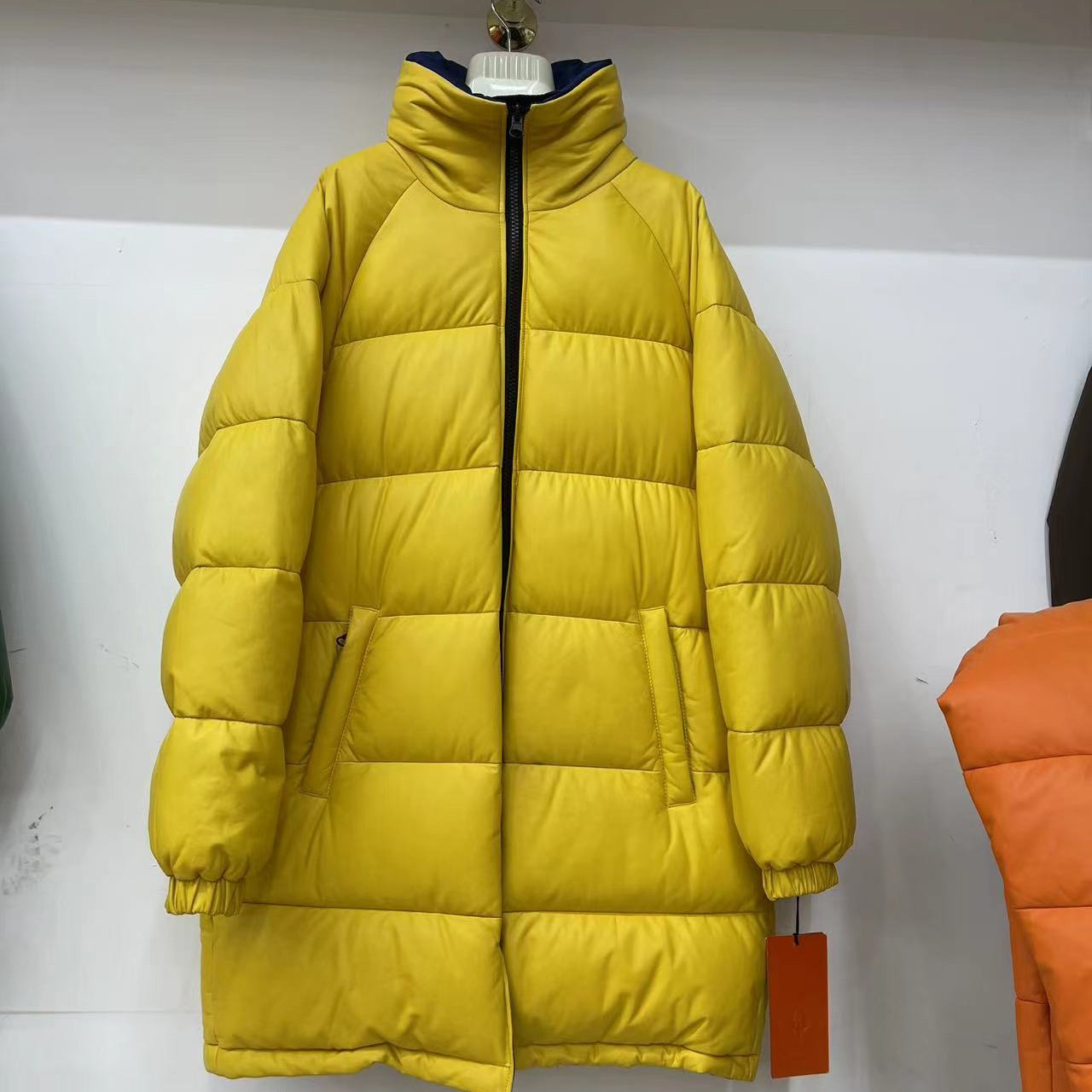 双面穿中长款匈牙利95白鹅绒情侣款加厚冬装