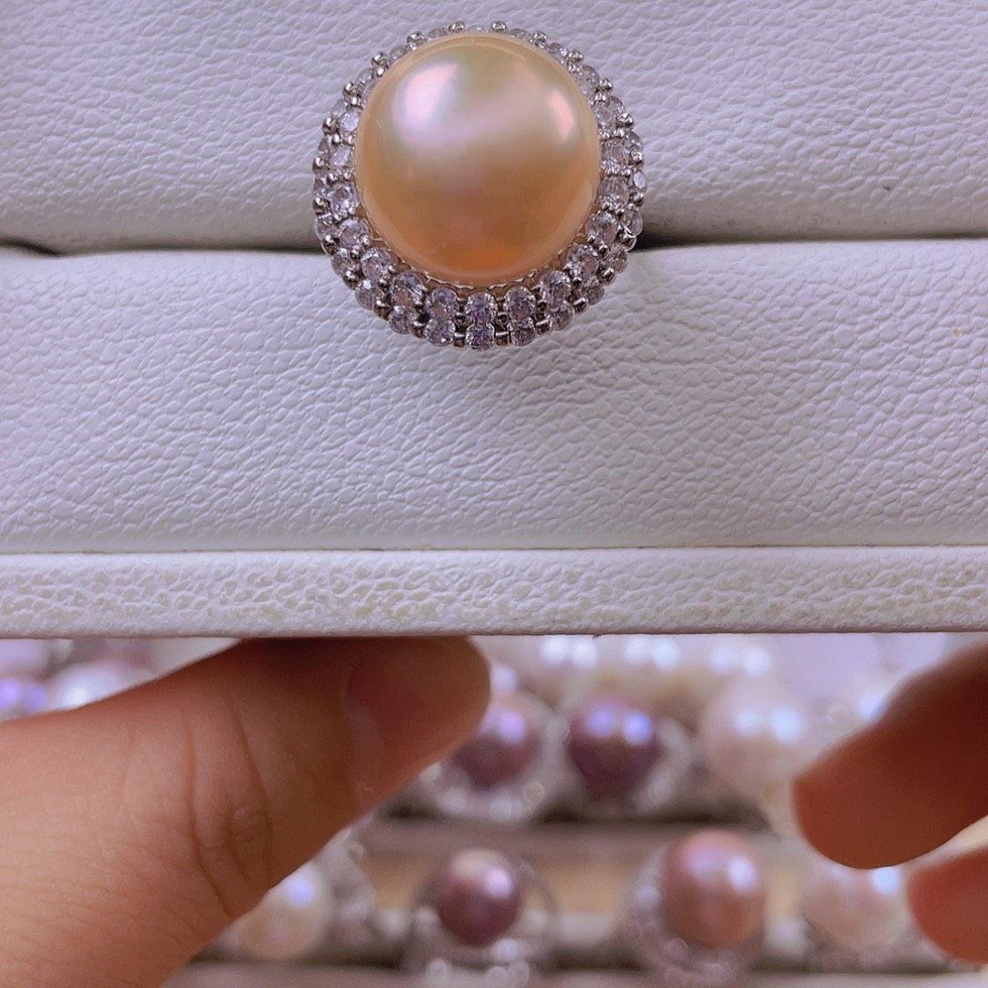 未镶嵌戒指淡水珍珠