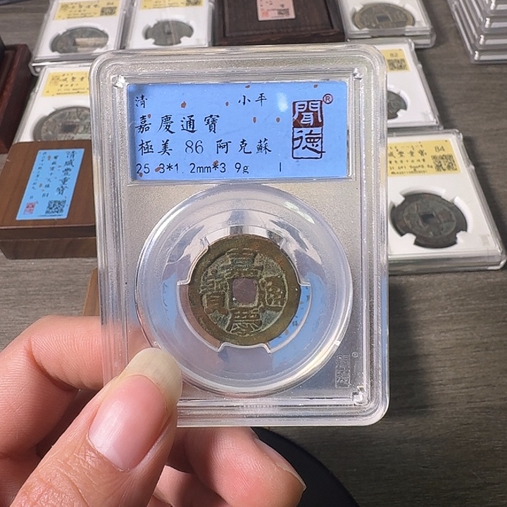 铜A闻博文化嘉庆通宝