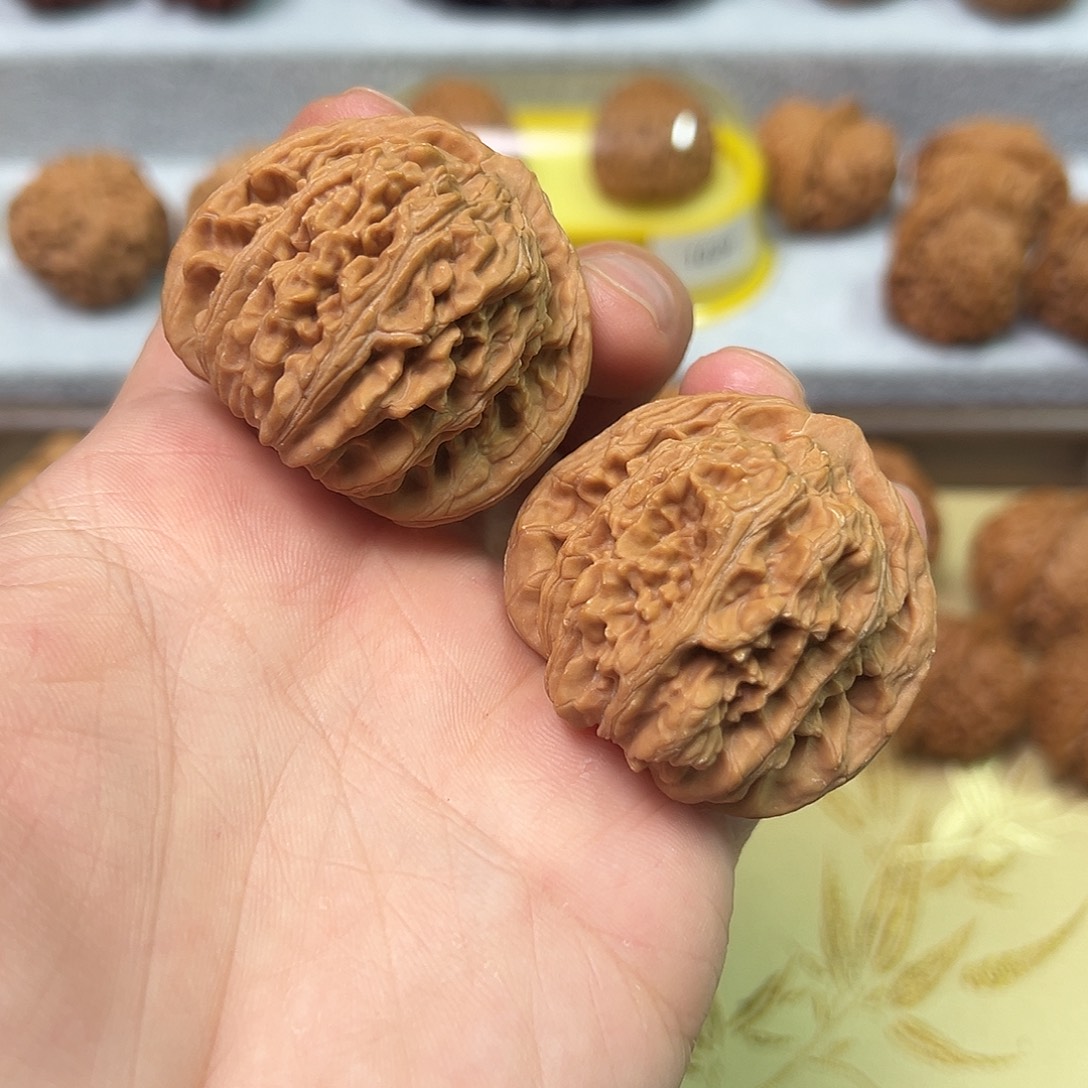 把件文玩核桃四座楼