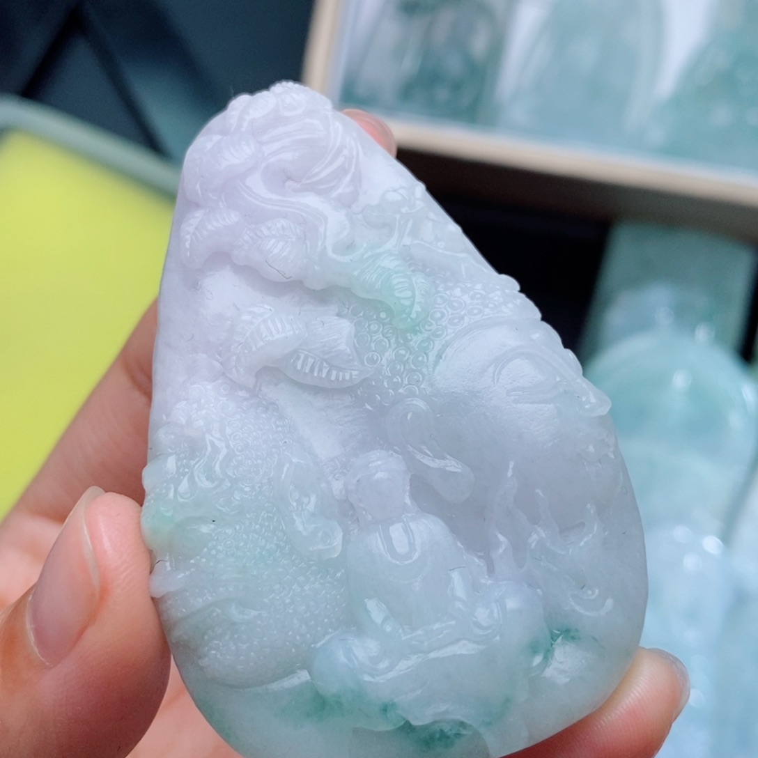 定制翡翠未镶嵌定制吊坠