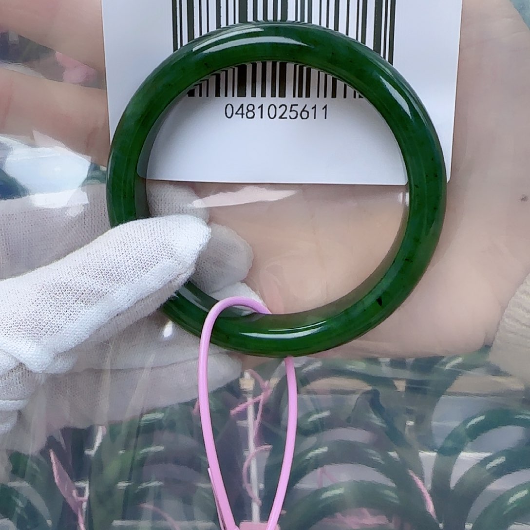 和田玉（碧玉）手镯未镶嵌59