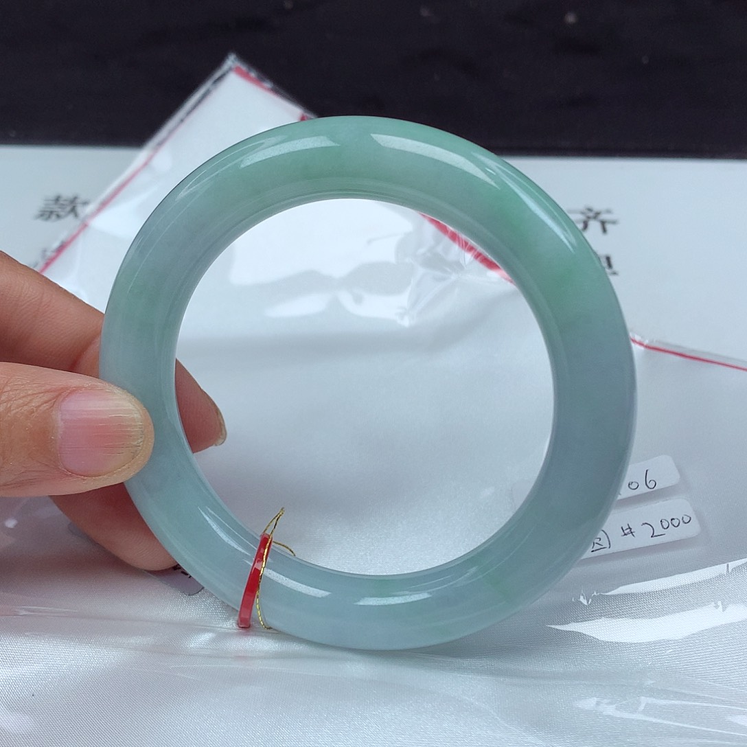 翡翠手镯未镶嵌60圈3706