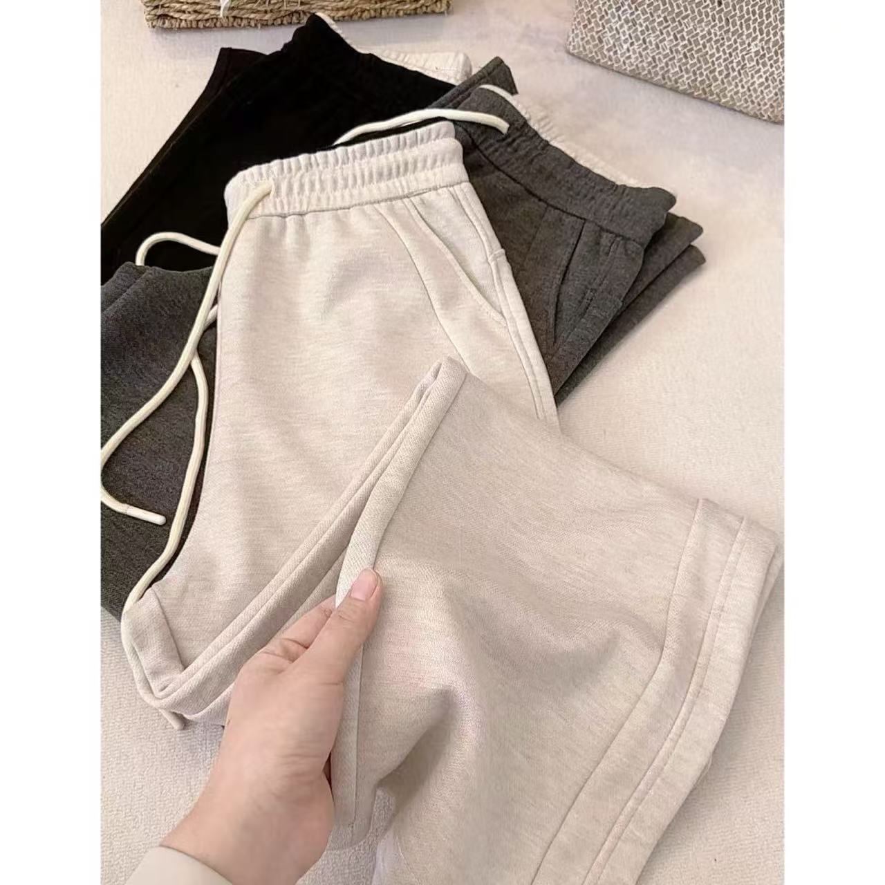 丽丽家~显瘦直筒裤！显腿细！显腿直！巨百搭早春新款！