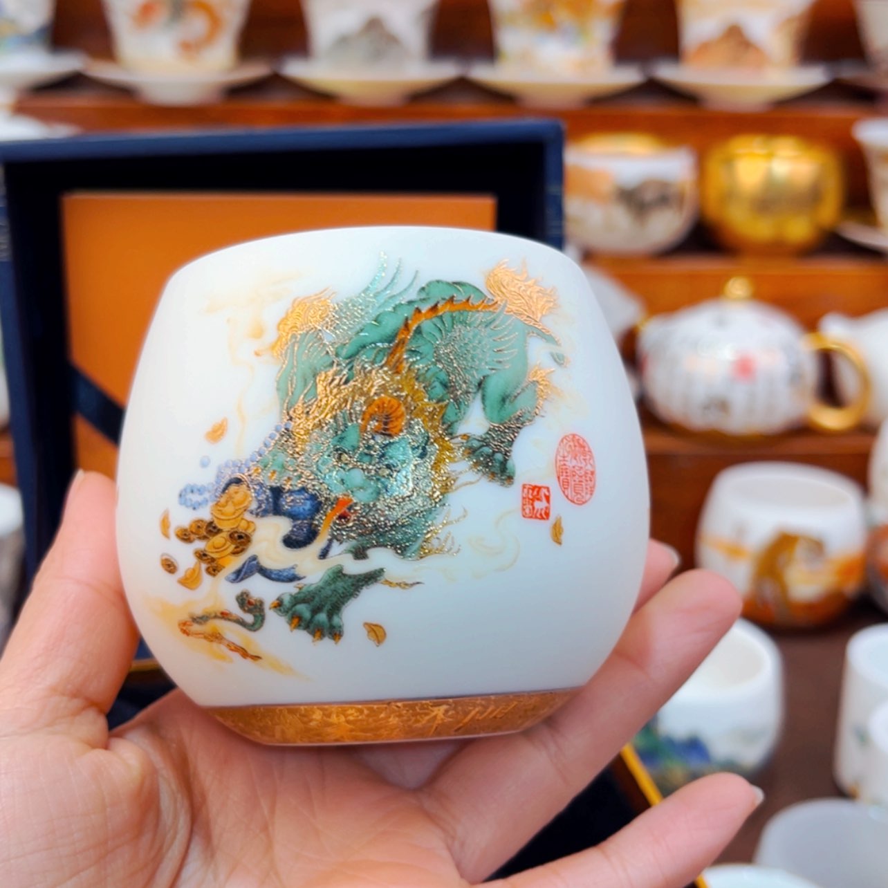 【闪购商品】高货羊脂玉瓷陶瓷茶具