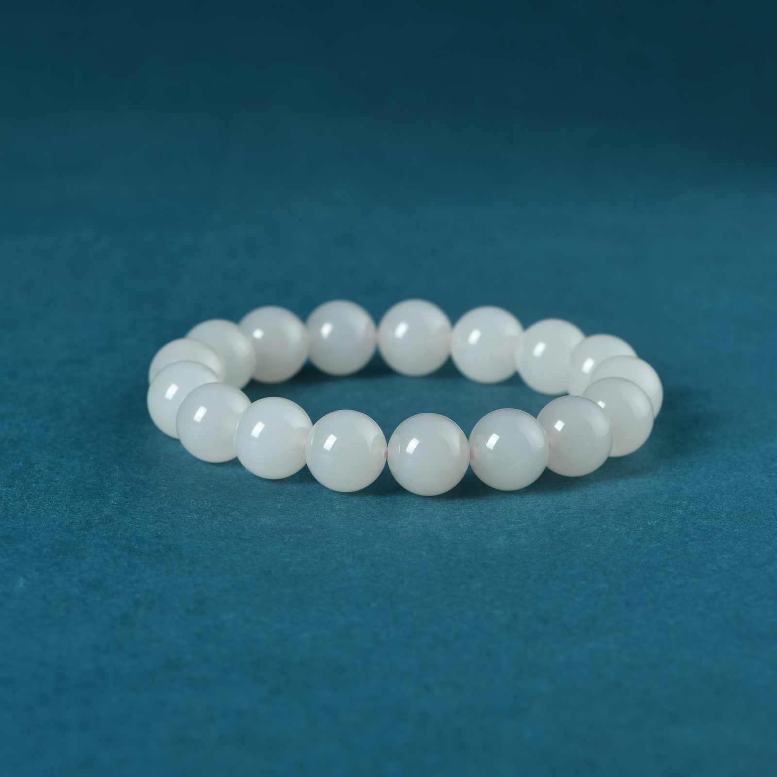 和田玉藕粉1.2手串