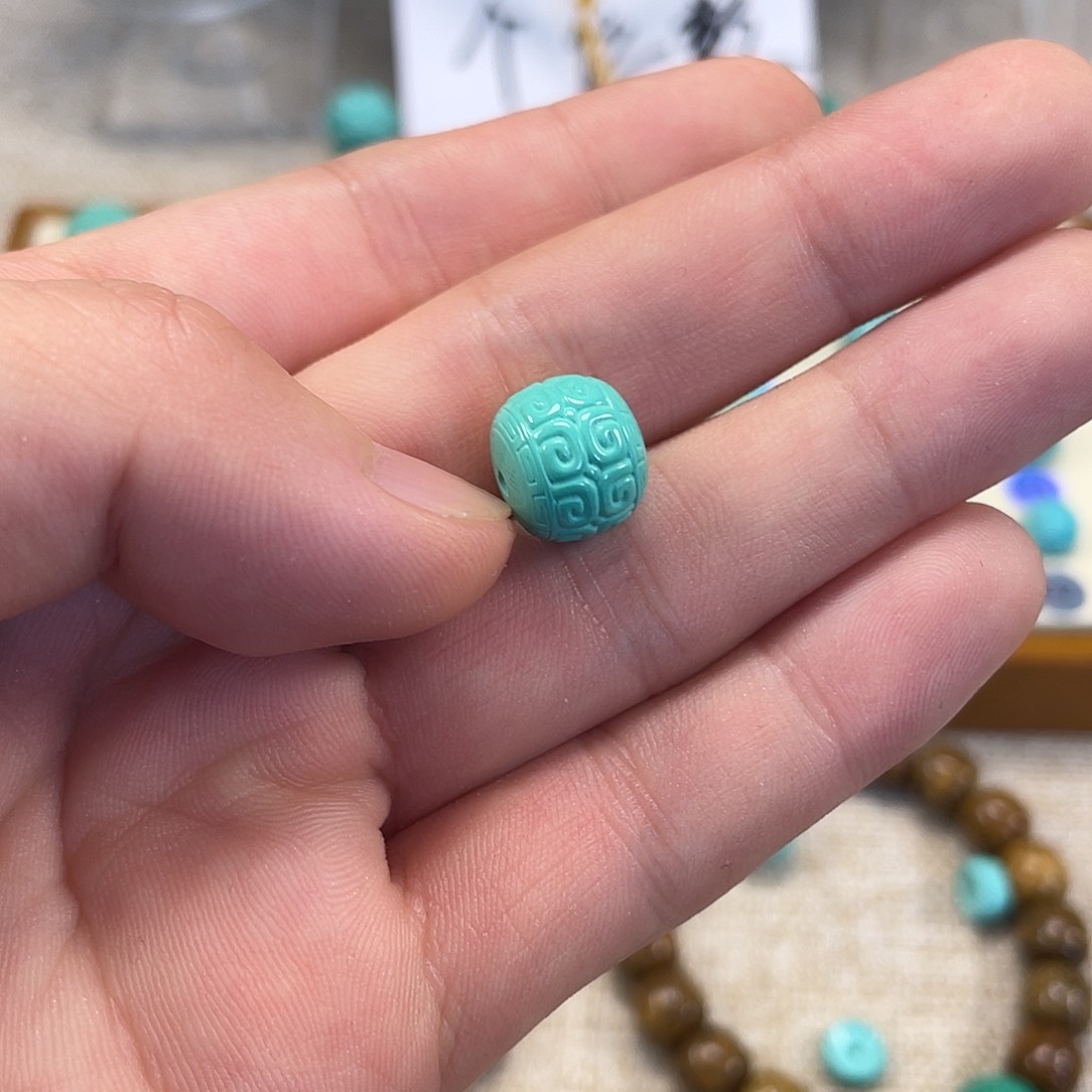 原生态湖北松配饰，直径11