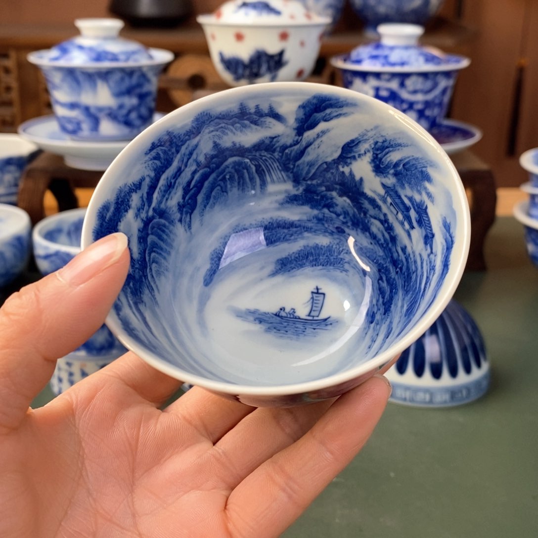 杯景德镇陶瓷手工手绘