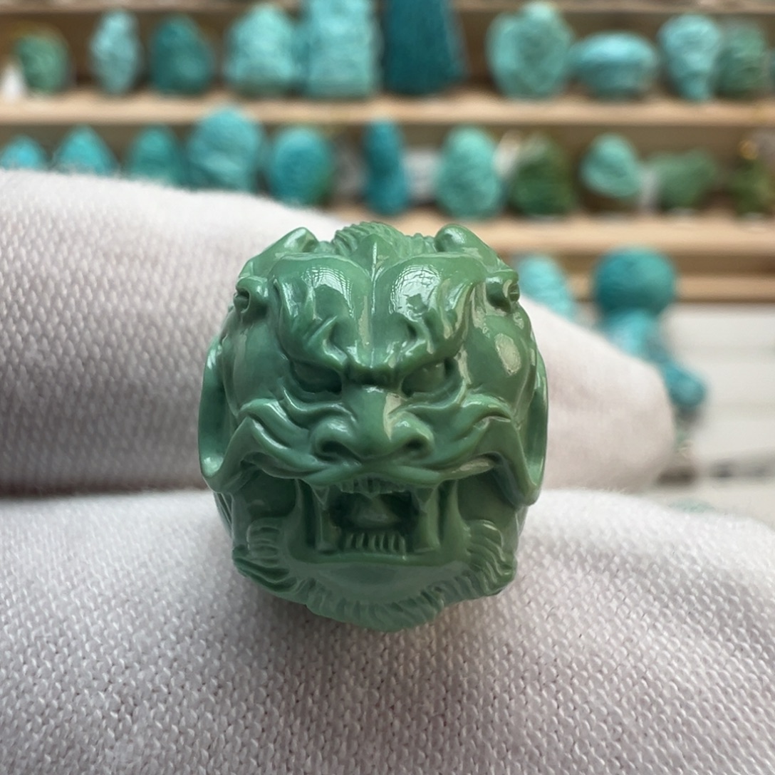 绿松石未镶嵌配饰14.8*12.4