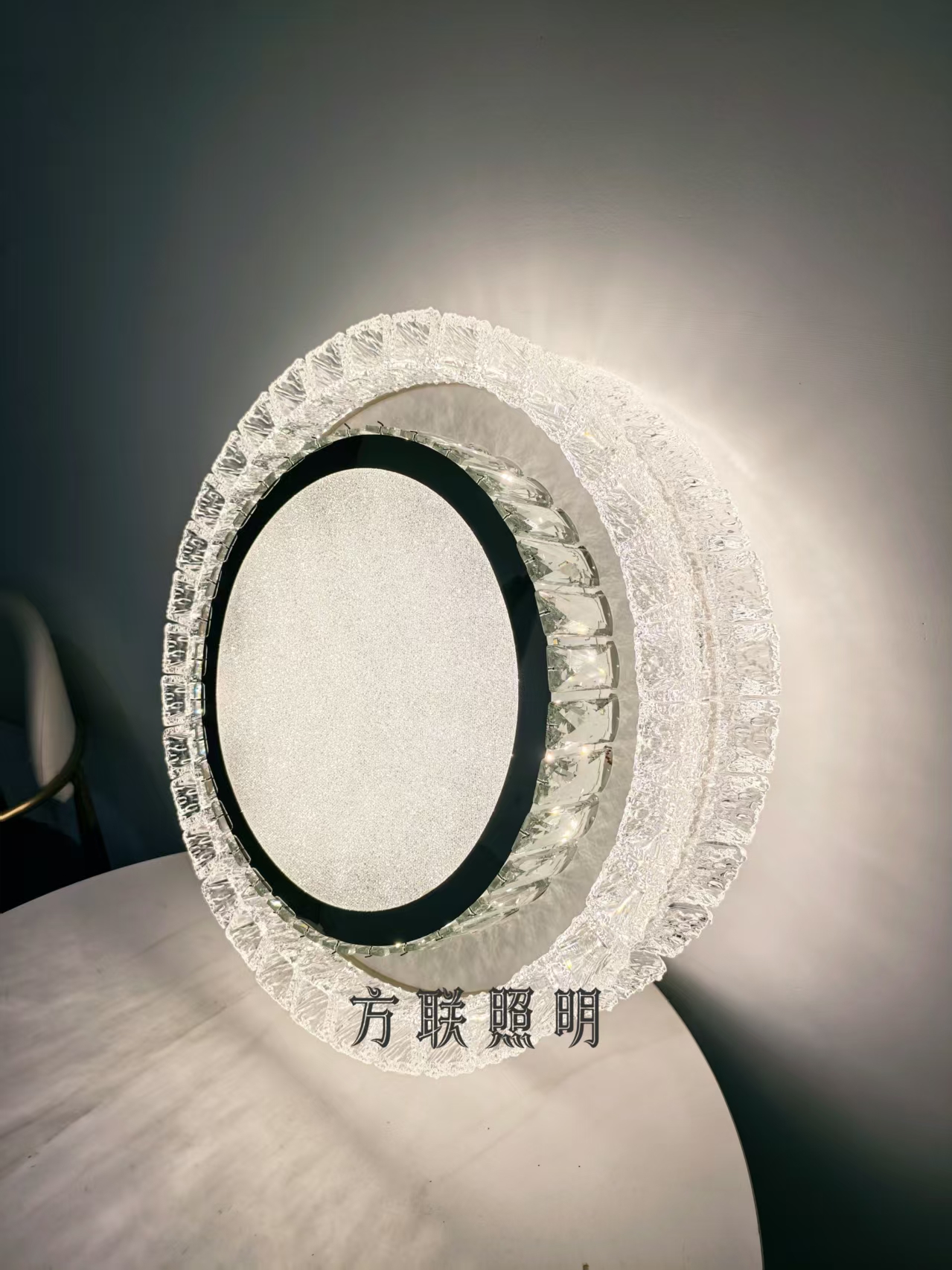 2026新款高端水晶天鹅湖房间灯书房灯卧室灯中山灯具