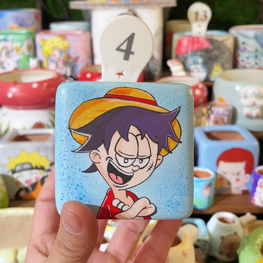 红陶4…….手工手绘