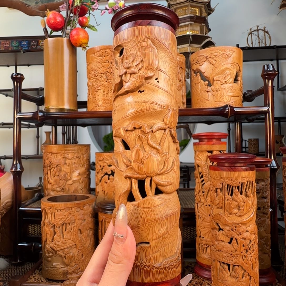 香榧木荷花简约香筒