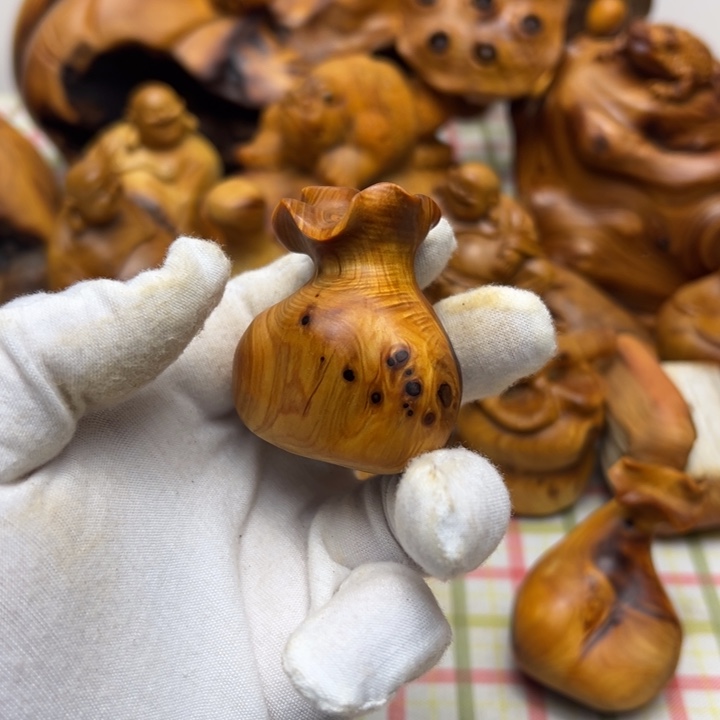 柏木（崖柏）陈化老料手串把件 