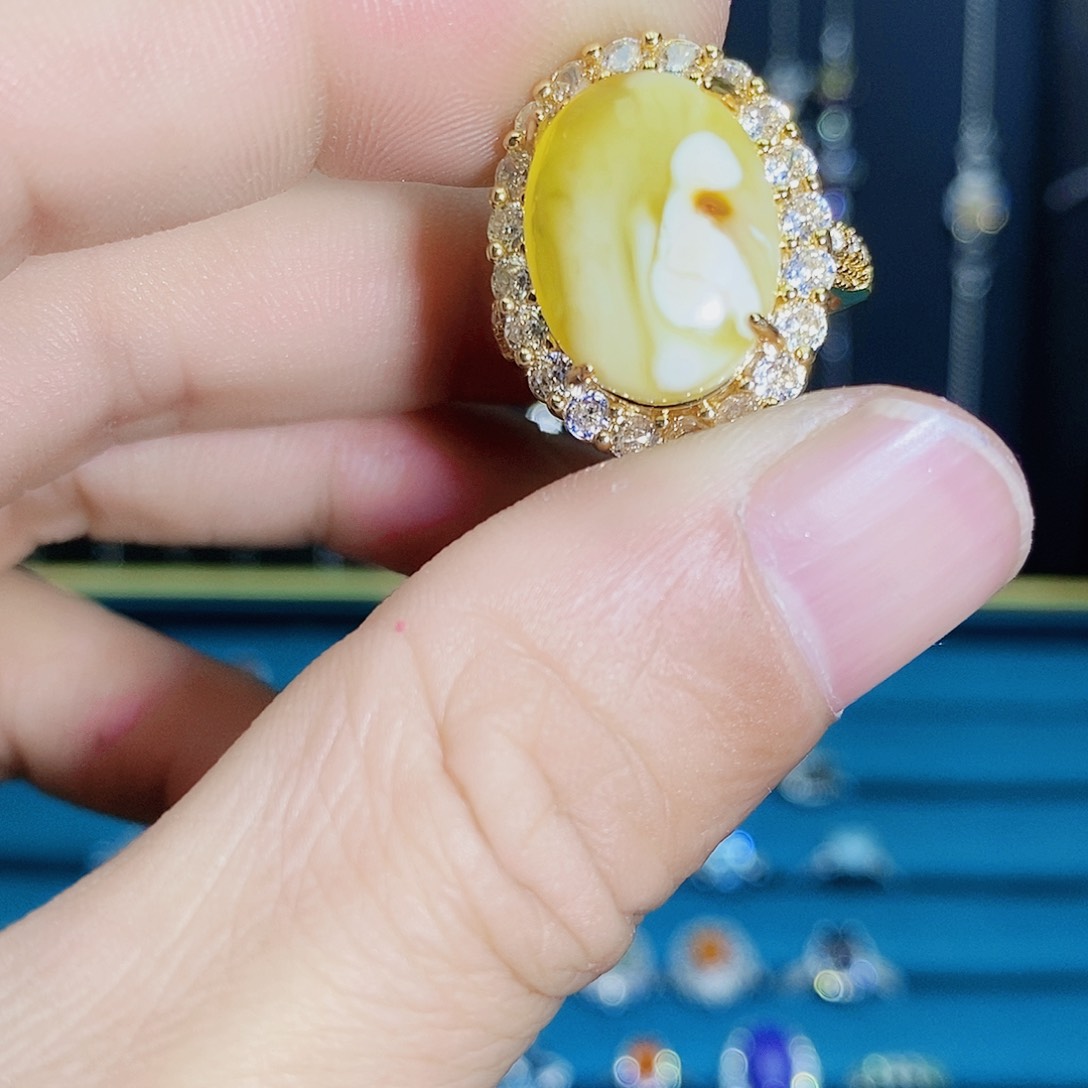 紫晶珠宝半成品银S925镶嵌