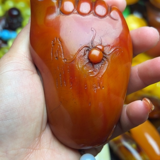 琥珀手串未镶嵌蜜蜡