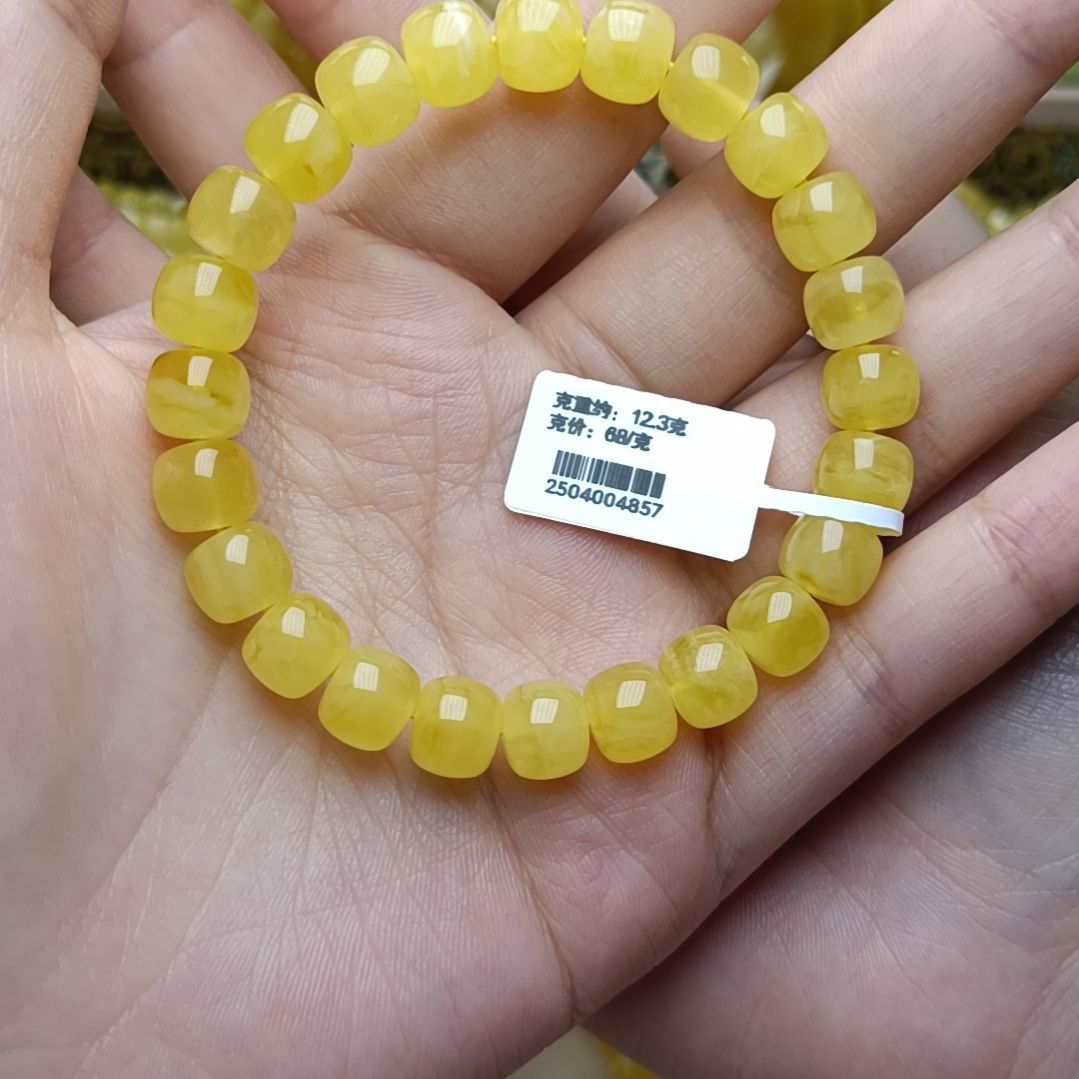未镶嵌蜜蜡手串9大+精工老型