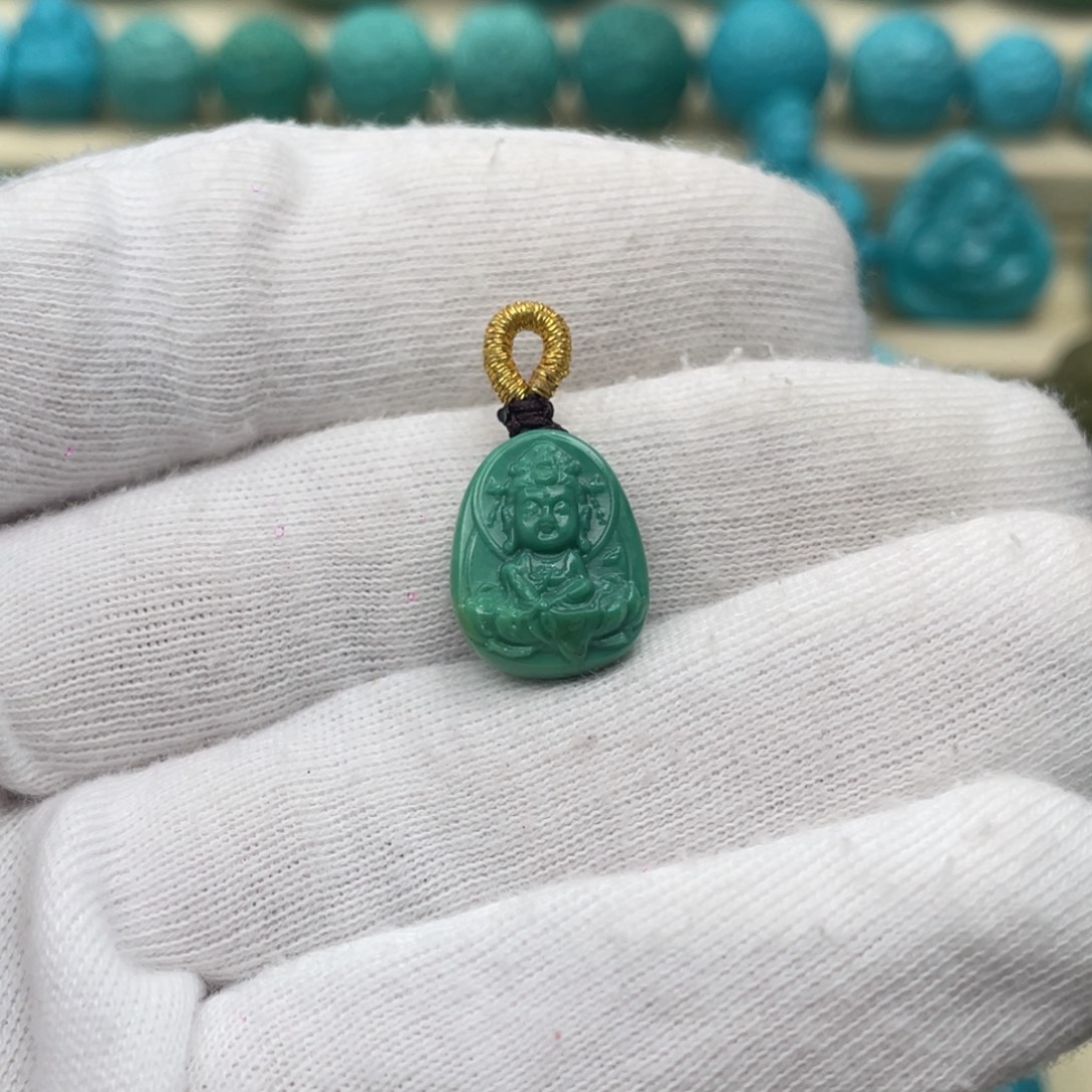 绿松石未镶嵌颈饰卡11-14-6