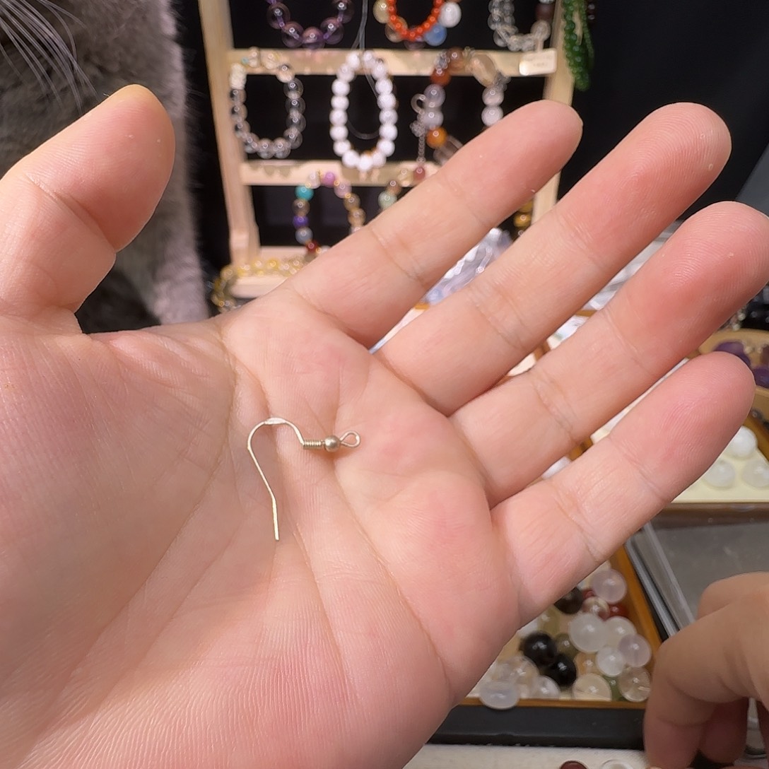 琉璃纯铜合金耳勾126508