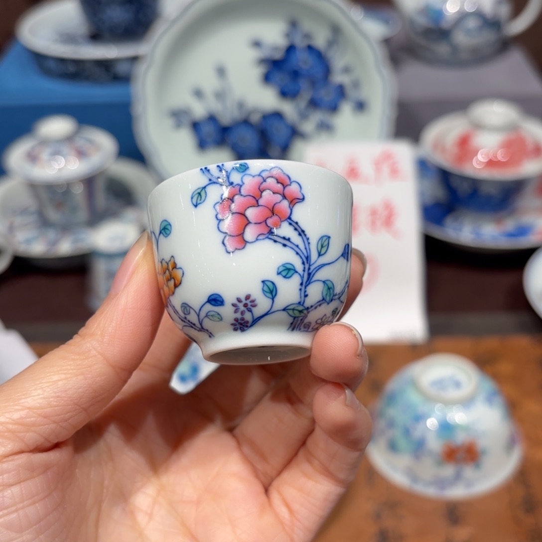 瓷片景德镇纯手工手绘