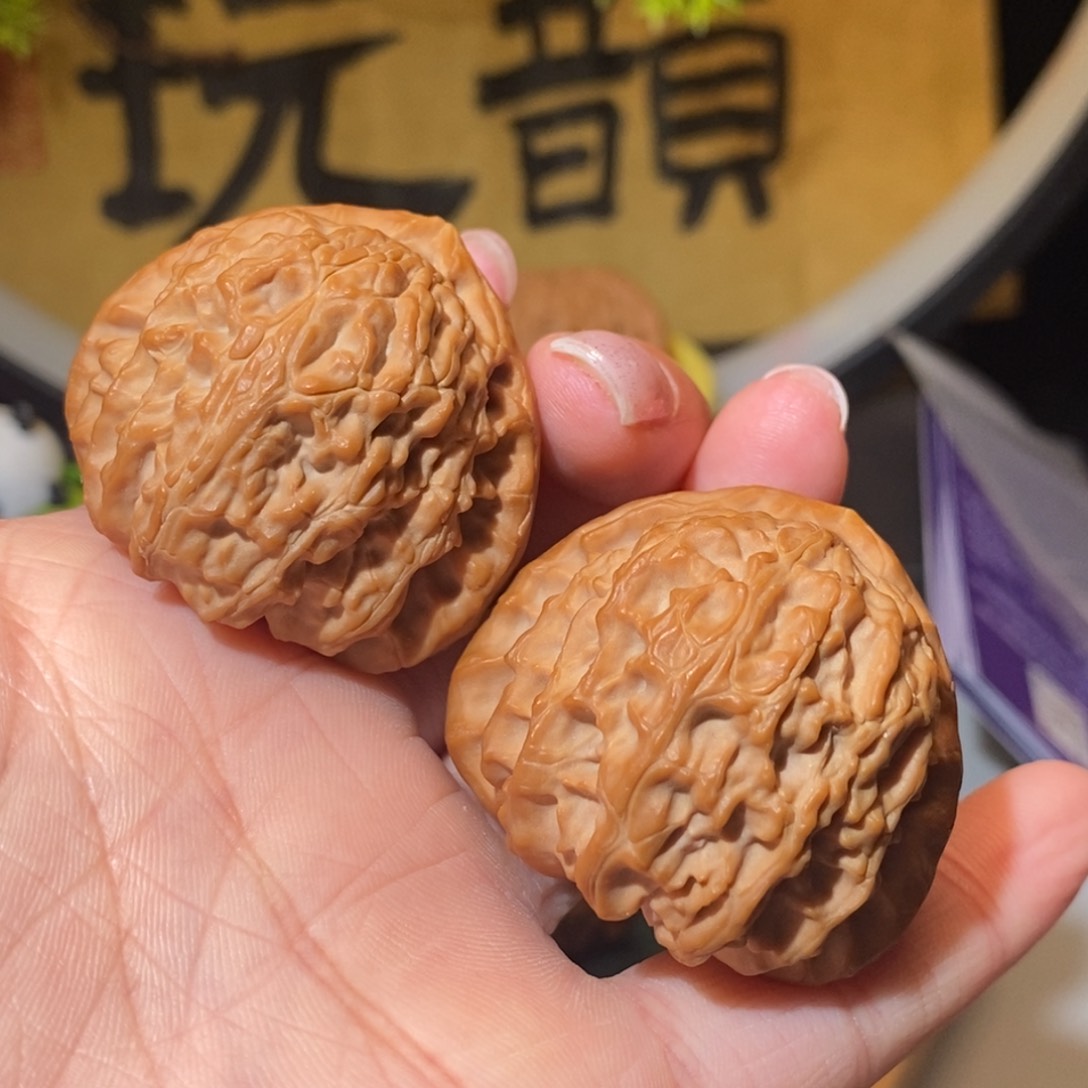 核桃手串/手链山****.40尺三角白