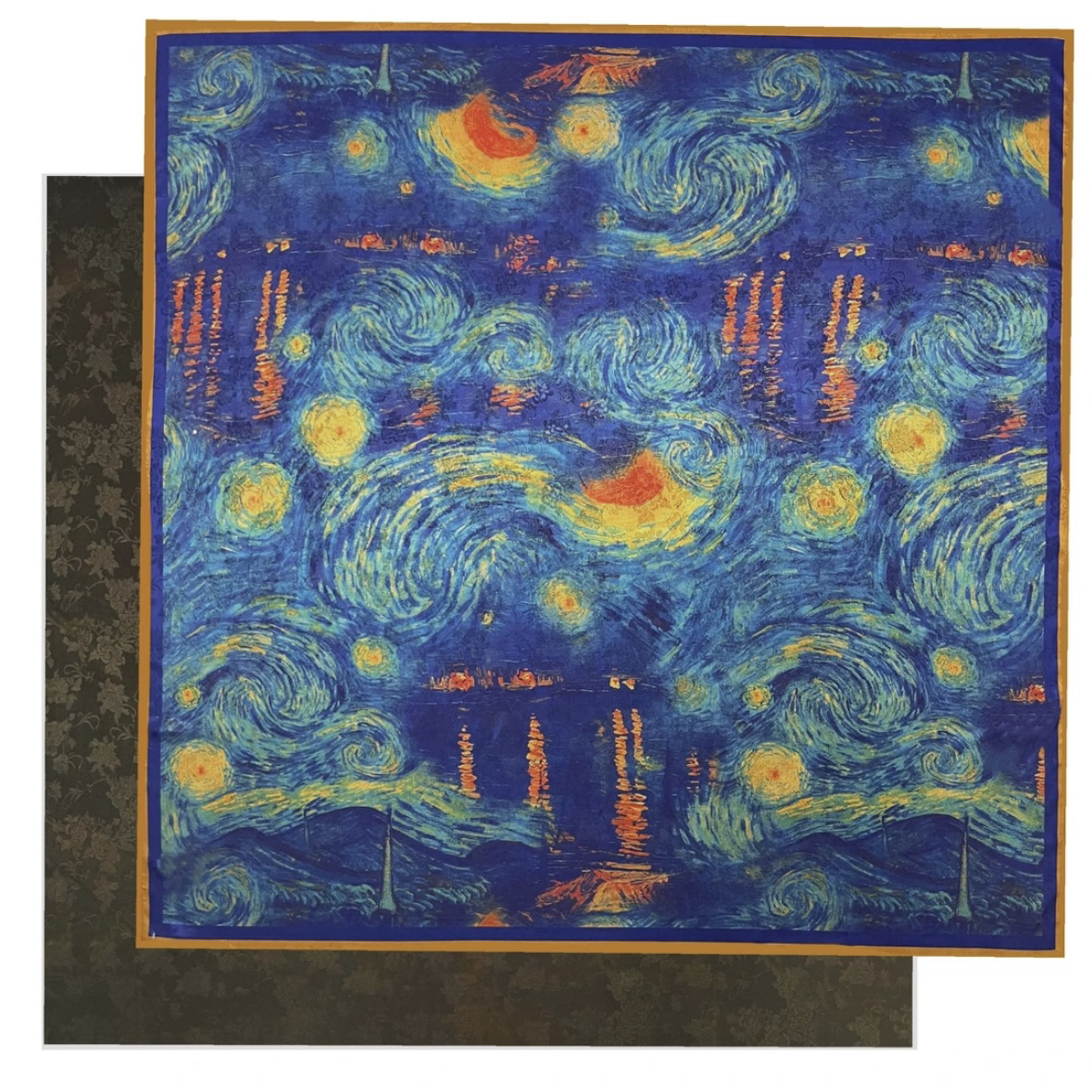 【星空70方巾】70方巾显白女丝巾洋气时尚百搭春围巾9月