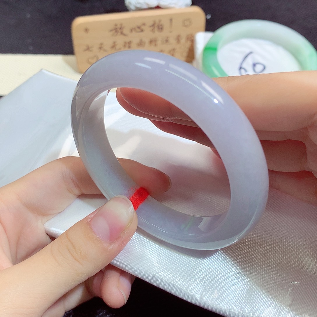 翡翠未镶嵌手镯7015