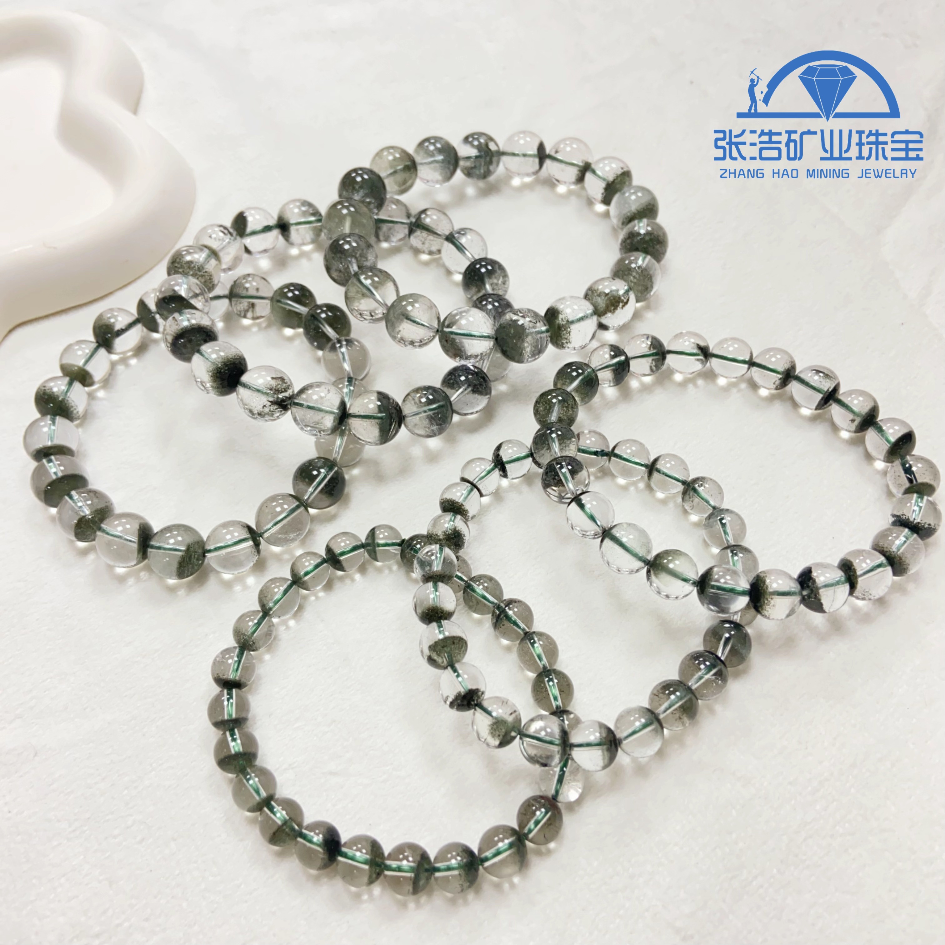 【星浩好物】(B级)绿幽灵手串 QT144H249【多样性发一件】7mm~13mm