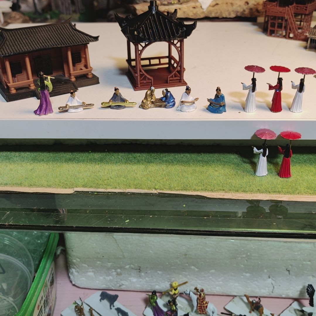 卧***龙树脂摆件造景摆件造景摆件