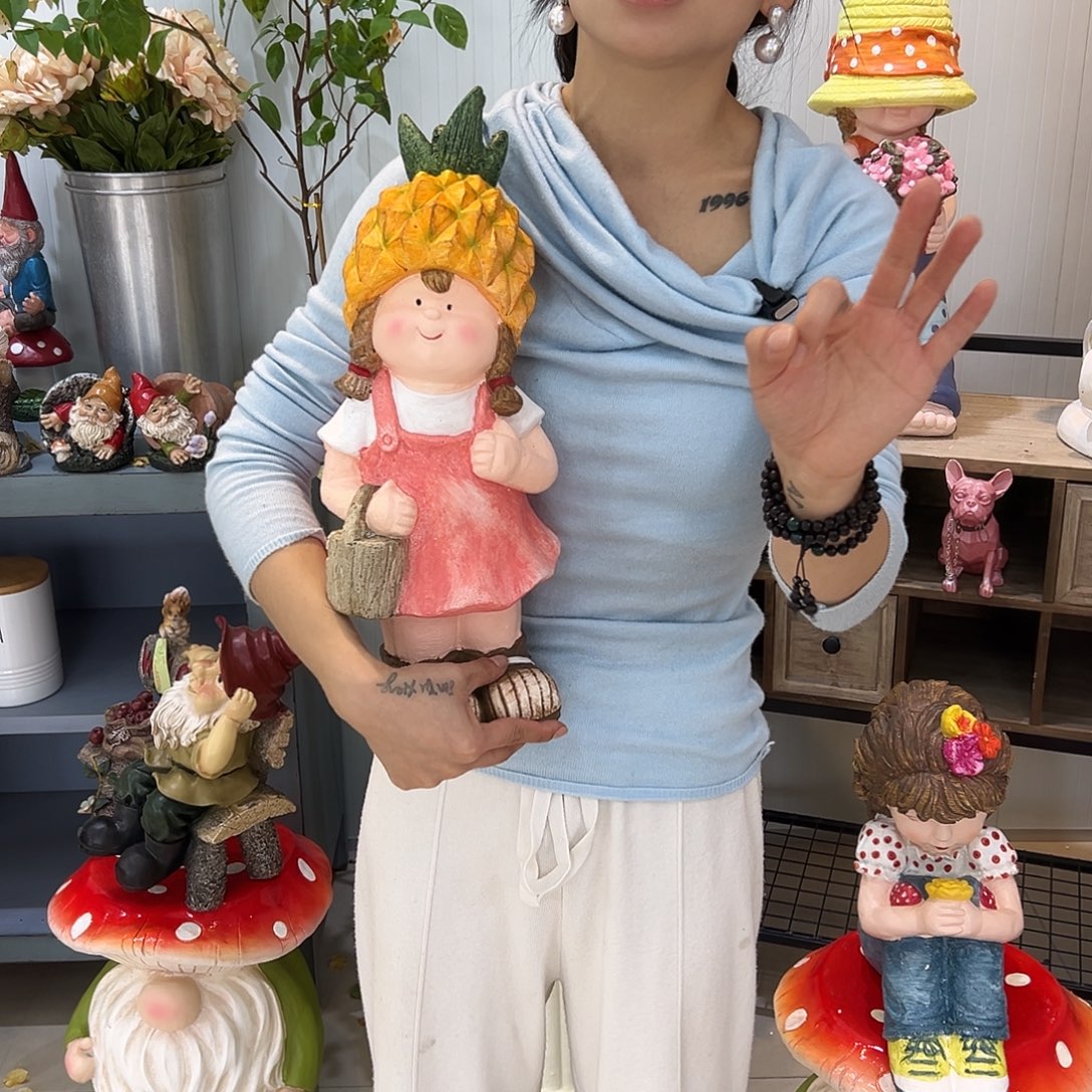 花园摆件红红火火