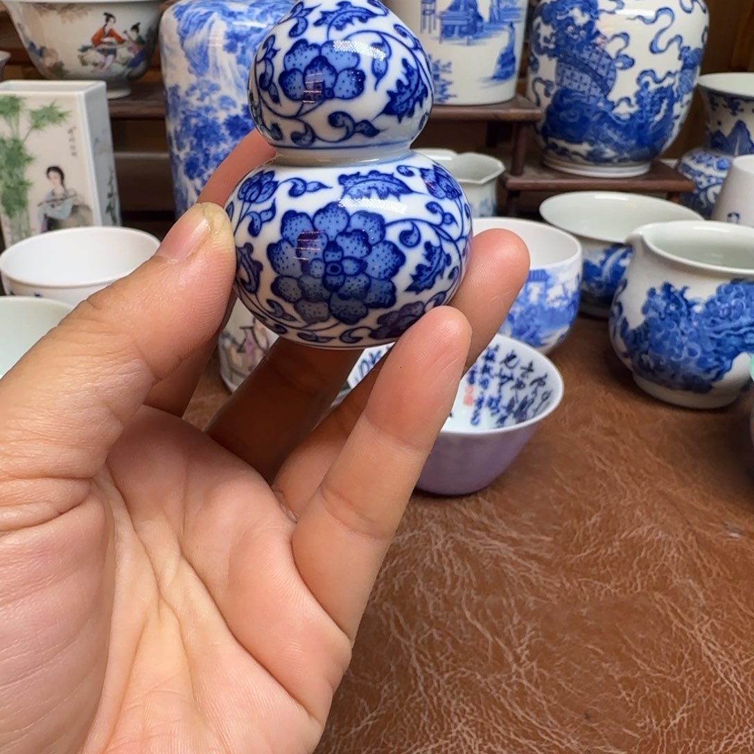 陶摆件今天晚上的月亮好美