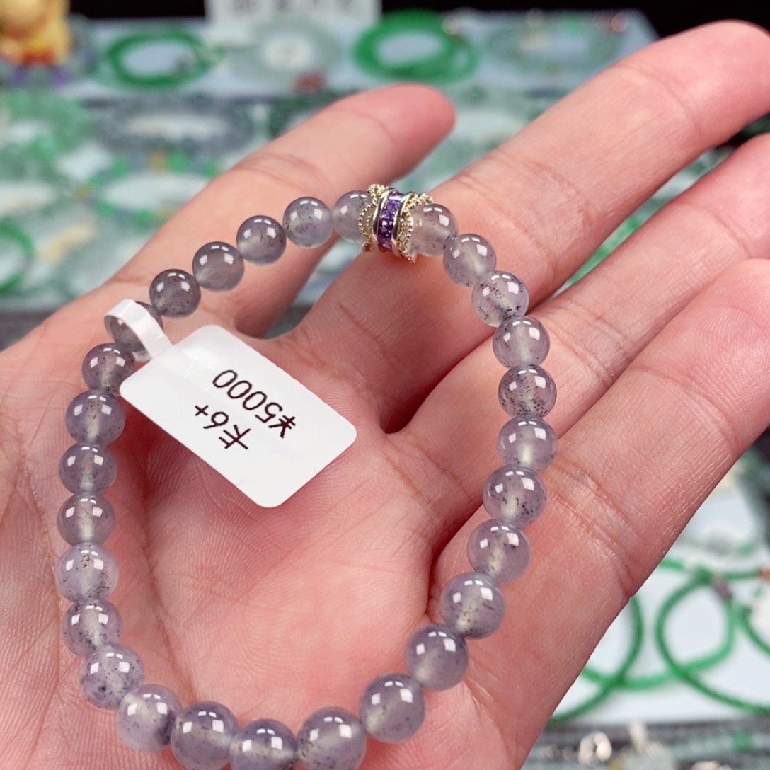 未镶嵌手链翡翠卡6+