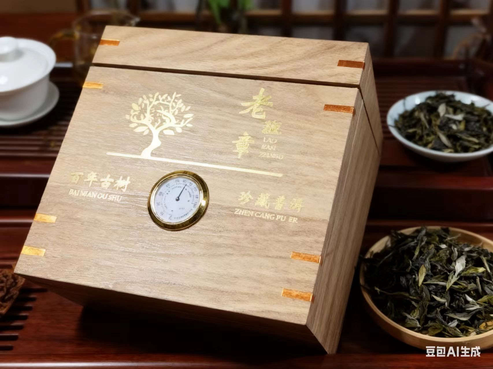 云南普洱茶原料 班章普洱生茶散茶生普洱茶古生普树级茶叶
