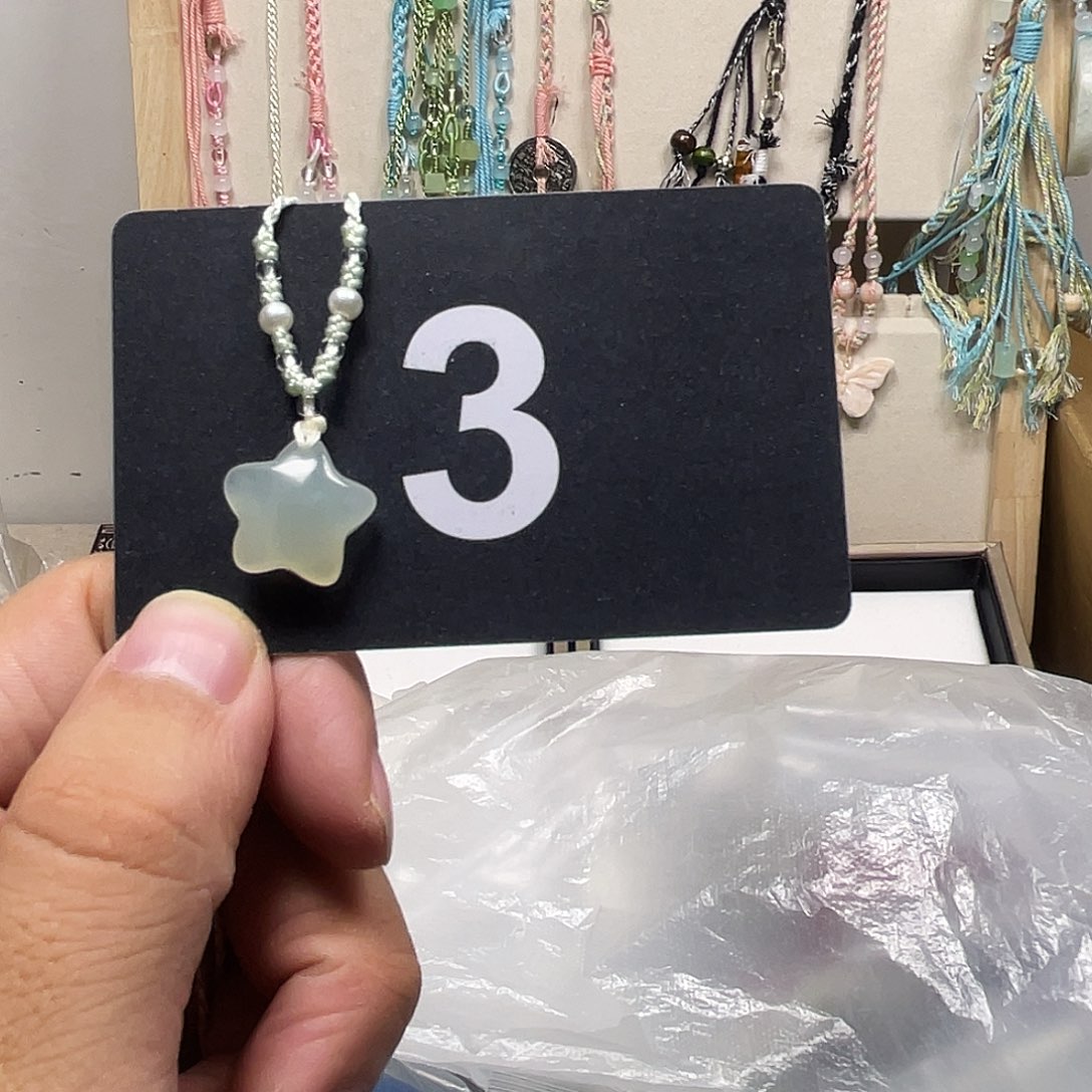 蛇纹石玉合金颈饰