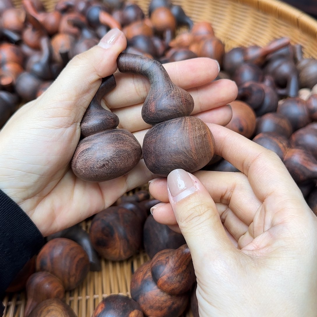 木6*老挝大红酸枝葫芦