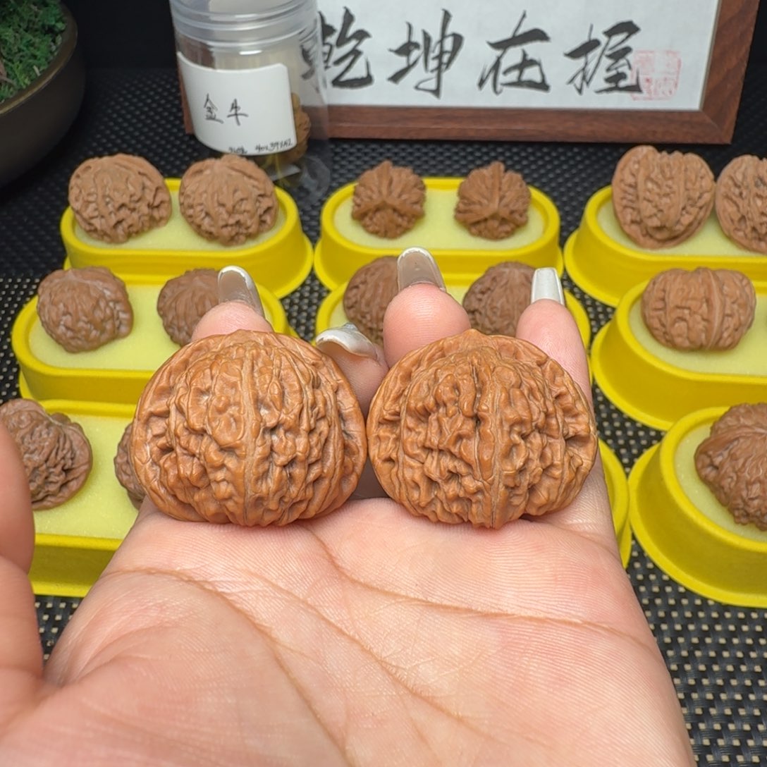 把件文玩核桃35山西楼手捻