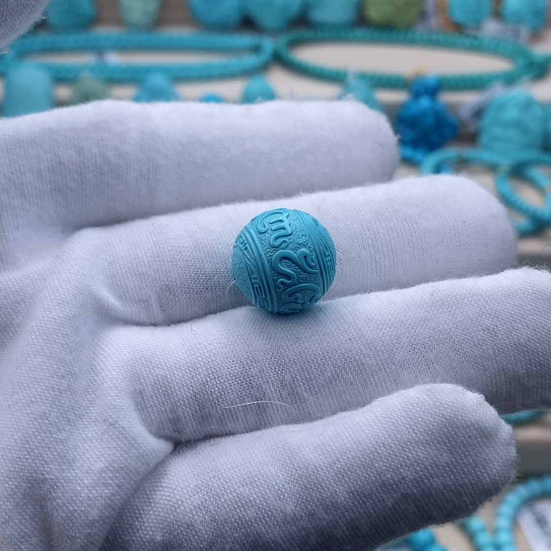 绿松石珠宝奇石未镶嵌神**奶