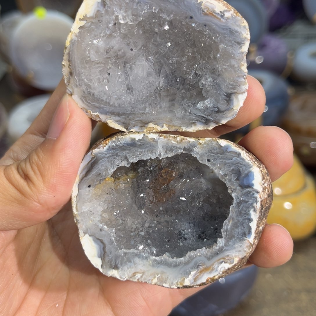 未镶嵌大型摆件（非配饰）紫晶棉*
