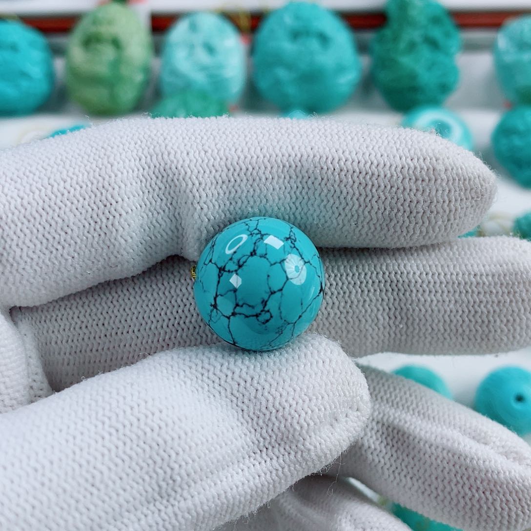 绿松石未镶嵌车挂