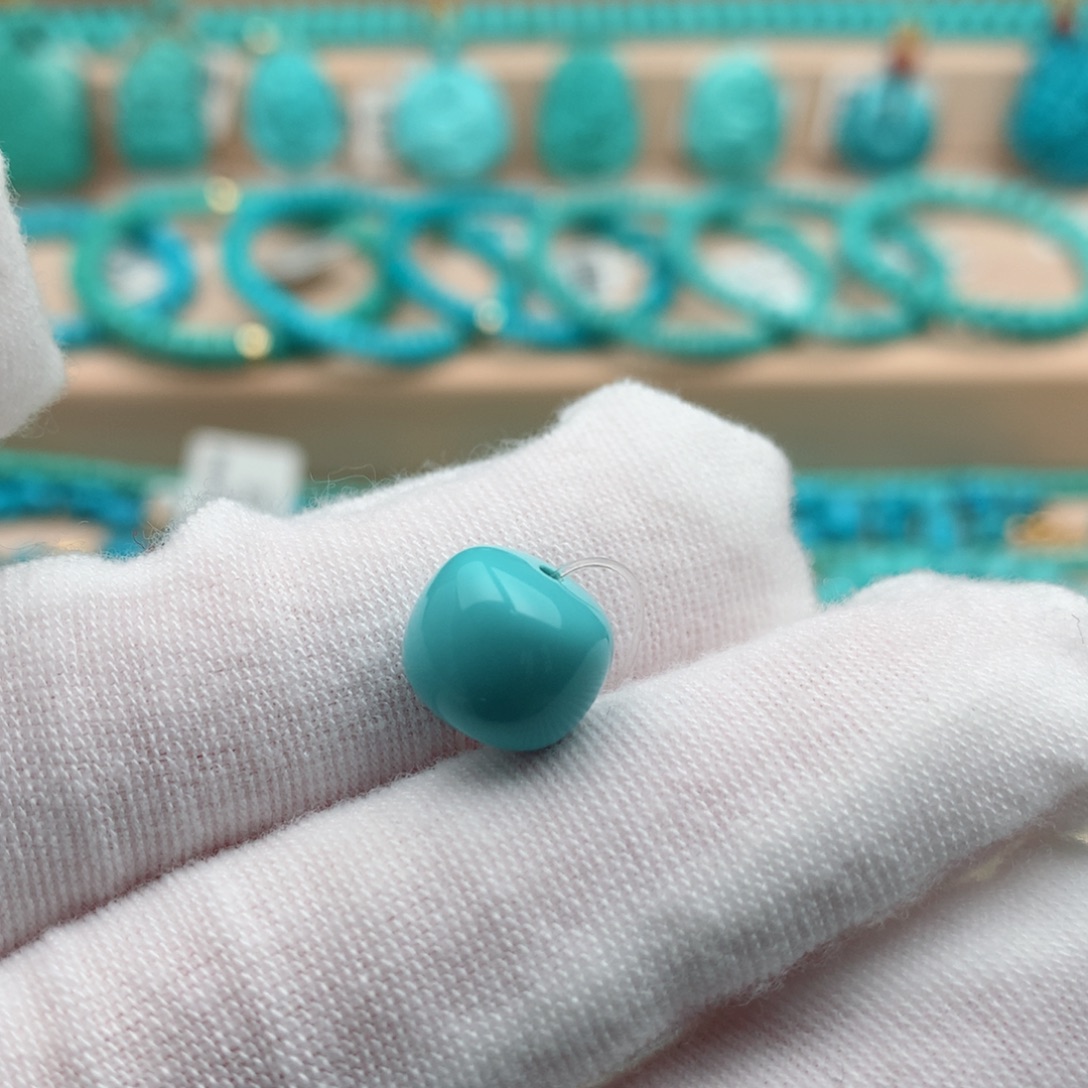 绿松石未镶嵌珠宝奇石10mm