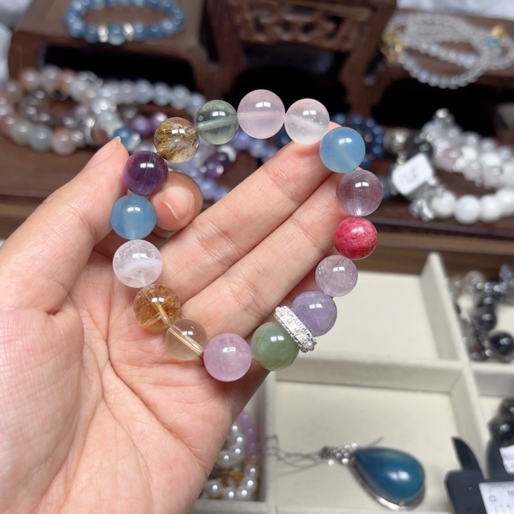 水晶手链未镶嵌金薇薇