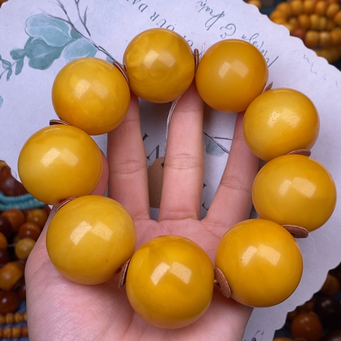 蜜蜡裸石未镶嵌蜜蜡