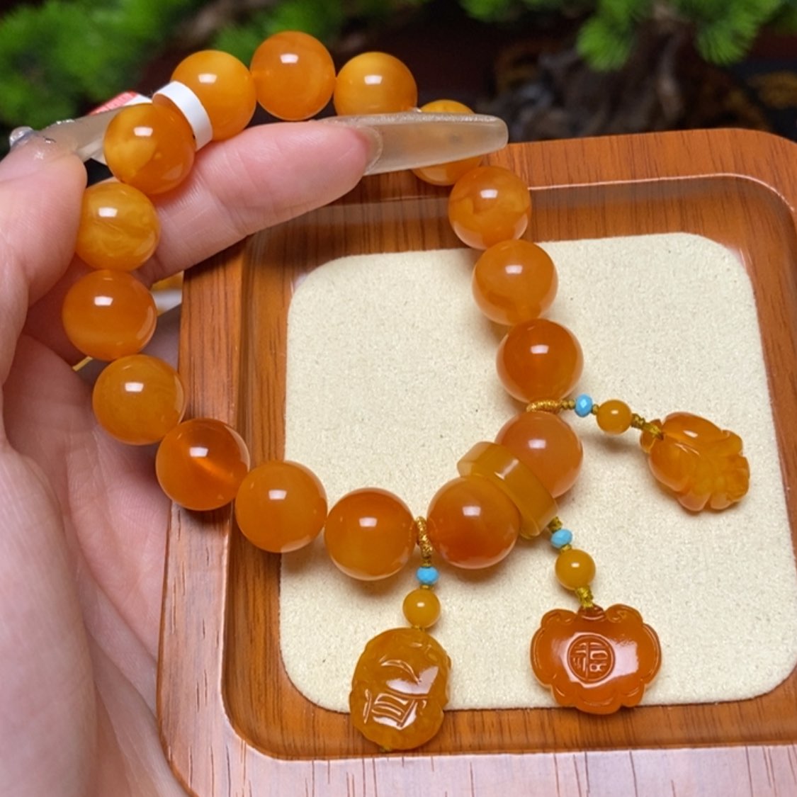 【闪购商品】手链蜜蜡未镶嵌手串