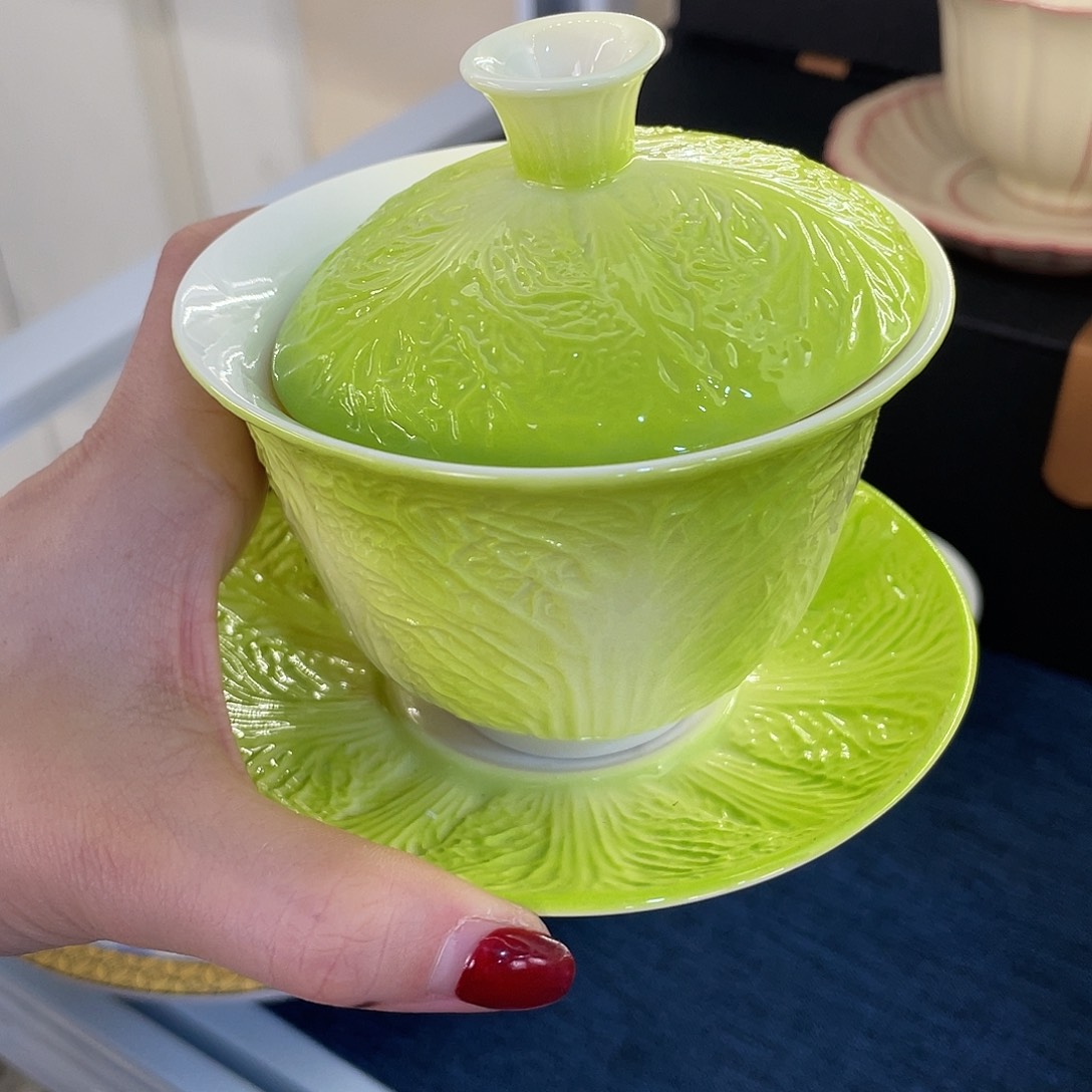 陶景德陶瓷盖碗茶具