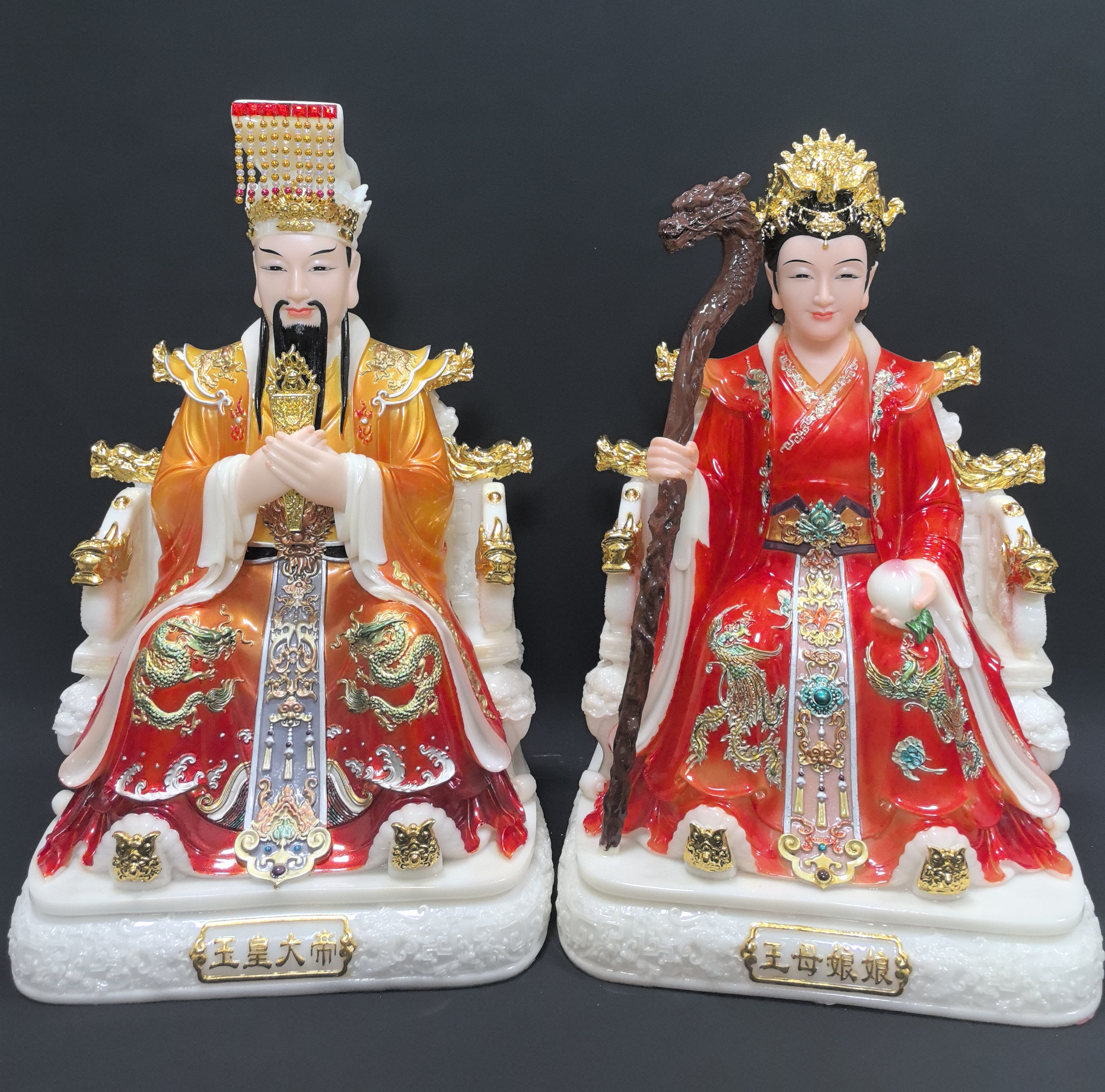 合成汉白玉玉帝王母